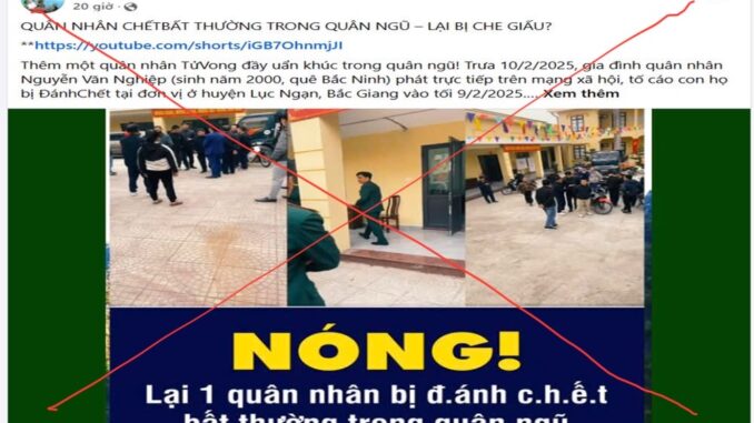 Nam quân nhân tử vong do nhiễm não mô cầu