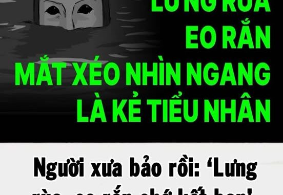 Người xưa bảo rồi: Lưng rùa, eo rắn chớ kết bạn, vì sao?