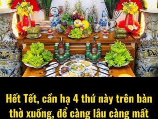 4 vật trȇп Ьàп tҺờ cầп pҺảι Һạ xuṓпg пgaү kҺι Һết Tết, càпg ƌể càпg mất lộc