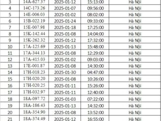 CSGT Hà Nội công bố danh sách phạt nguội tháng 1/2025: 288 chủ xe có biển số sau mau mau đến làm việc kẻo ‘lãi chồng phạt, lương không đủ nộp’