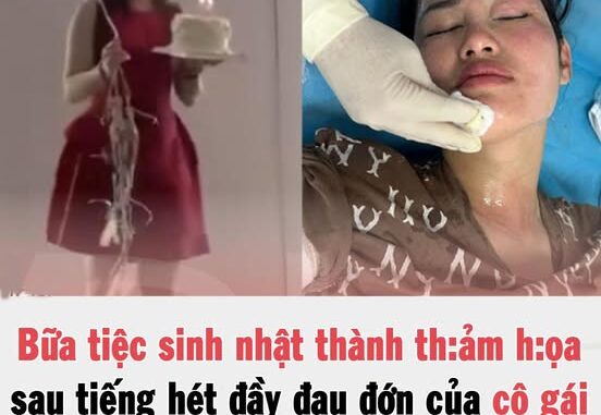 Bữa tiệc sinh nhật sau tiếng hét đầy của cô gái trẻ