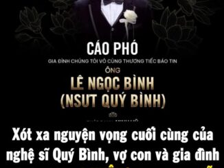 Vợ Quý Bình muốn giữ sự riêng tư trong đám tang chồng