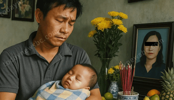 Vợ mất 49 ngày, chồng bỗng nhận được cuộc gọi từ bệnh viện đến đón con, đến nơi thì hốt hoảng…