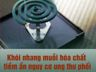 Khói nhang muỗi hóa chất tiềm ẩn nguy cơ uпg thư phổi