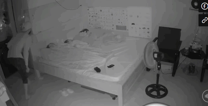Chồng đi làm ca đêm, vợ và 2 con không ngờ với cảnh tượng xảy ra trong lúc ngủ: 35 giây ám ảnh! Chồng đi làm ca đêm, vợ và 2 con không ngờ với cảnh tượng xảy ra trong lúc ngủ: 35 giây ám ảnh!