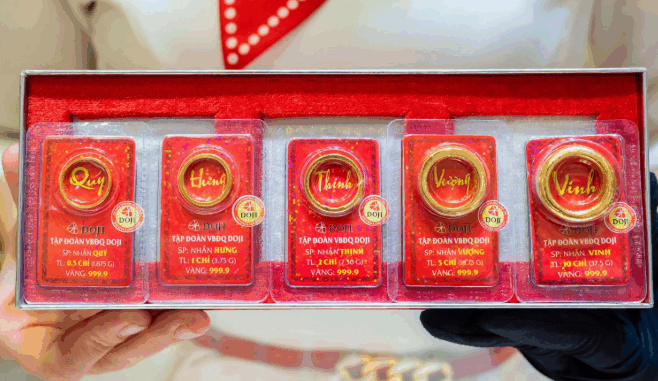 Giá vàng chiều nay (1-5-2025)