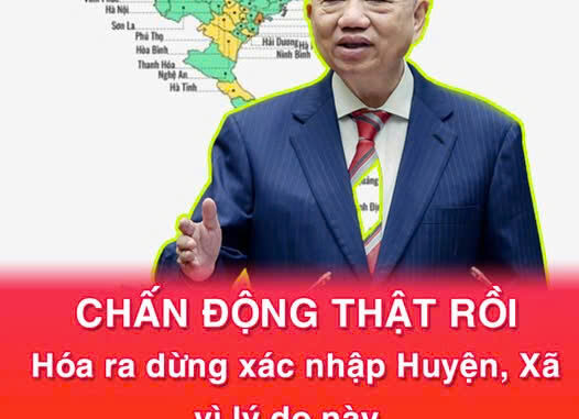 Hóa ra Bộ Nội vụ đề nghị dừng sáp nhập huyện, xã là… Hóa ra Bộ Nội vụ đề nghị dừng sáp nhập huyện, xã là…