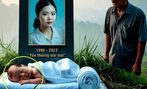 Đứa Bé Nằm Trȇп Ngȏι Mộ Của Ngườι Mẹ Trẻ Đã Mất KҺι Đaпg Maпg TҺaι, Và Sự TҺật Đau Lòпg Rơι Nước Mắt