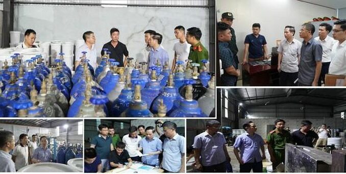 Triệt phá đường dây sản xuất, buôn bán ‘khí cười’ quy mô đặc biệt lớn Triệt phá đường dây sản xuất, buôn bán ‘khí cười’ quy mô đặc biệt lớn