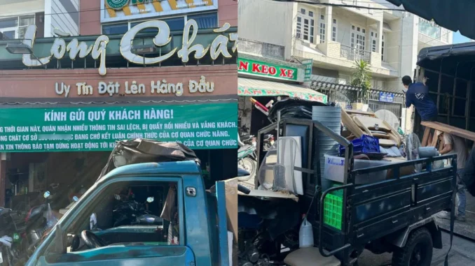 Lòng Chát Quán vừa mở bán đã bị ép 'dẹp tiệm', treo băng rôn 4 dòng 'cầu cứu' Lòng Chát Quán vừa mở bán đã bị ép 'dẹp tiệm', treo băng rôn 4 dòng 'cầu cứu'