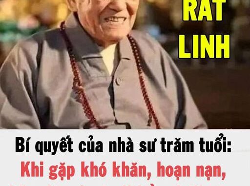 Nhà sư trăm tuổi dạy: Khi gặp khó khăn, hoạn nạn, hãy niệm 3 câu ”thần chú” này, tự khắc vận may tìm tới Nhà sư trăm tuổi dạy: Khi gặp khó khăn, hoạn nạn, hãy niệm 3 câu ”thần chú” này, tự khắc vận may tìm tới