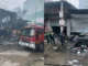 Ngọn lửa bất ngờ bùng dữ dội từ ô tô, thiêu rụi 4 nhà ở kết hợp kinh doanh