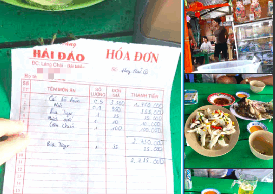 Quán ở Nha Trang bị tố “chặt chém”, bán cá bò hòm 3,5 triệu đồng/kg: Chủ quán nói phải trích 30% “hoa hồng” Quán ở Nha Trang bị tố “chặt chém”, bán cá bò hòm 3,5 triệu đồng/kg: Chủ quán nói phải trích 30% “hoa hồng”