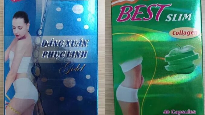 Phát hiện 2 loại thực phẩm chức năng chứa ch/;ất c;ấm Sibutramine Phát hiện 2 loại thực phẩm chức năng chứa ch/;ất c;ấm Sibutramine