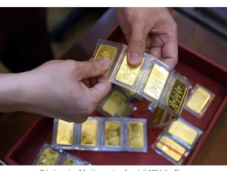Giá vàng hôm nay 1.5.2025: Lao dốc xuống dưới 120 triệu đồng