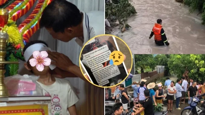 Tang lễ của b.é gá.i bị nước cuốn ở ĐN: rợn người tin nhắn năn nỉ cha lần cuối