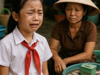 Bé gái không được cô chủ nhiệm cho đi du lịch chỉ vì áo đồng phục bị ám mùi của mẹ đang bán cá ngoài chợ. 10 phút sau người mẹ về nhà rồi mang theo 1 thứ đến trường khiến hiệu trưởng cũng phải q/uỳ gối xin lỗi