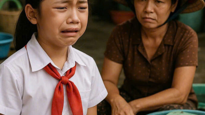 Bé gái không được cô chủ nhiệm cho đi du lịch chỉ vì áo đồng phục bị ám mùi của mẹ đang bán cá ngoài chợ. 10 phút sau người mẹ về nhà rồi mang theo 1 thứ đến trường khiến hiệu trưởng cũng phải q/uỳ gối xin lỗi