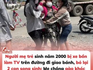 Người mẹ sinh năm 2000 bị xe bồn cán tử vong, bỏ lại 2 con song sinh: Hiện trường thương tâm ở Bình Dương