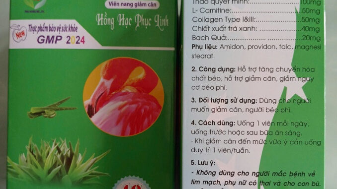 Thêm 1 loại t;huốc giảm cân có chứa c;hất c;ấm: Ai vô tình uống phải thì coi chừng Thêm 1 loại t;huốc giảm cân có chứa c;hất c;ấm: Ai vô tình uống phải thì coi chừng