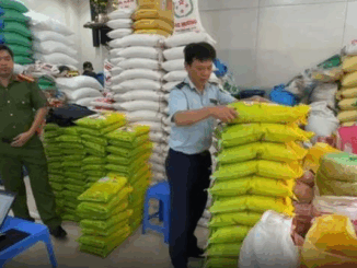 Hà Nội phát hiện nhiều cửa hàng bán gạo gi:::ả nhãn hiệu ST25