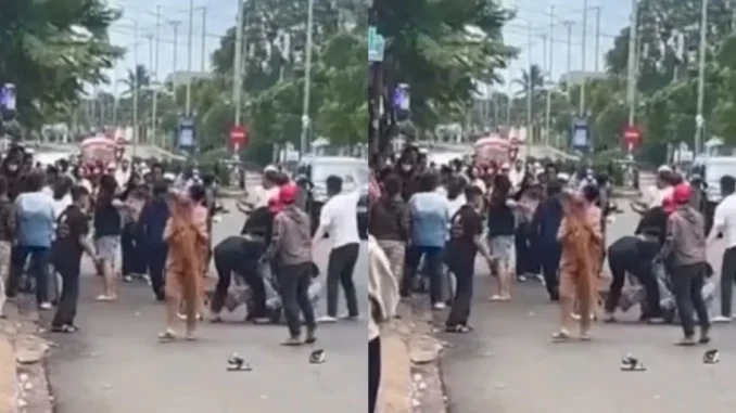 Vụ hỗn chiến náo loạn trước cổng bệnh viện: Một người bị chấn thương sọ não Vụ hỗn chiến náo loạn trước cổng bệnh viện: Một người bị chấn thương sọ não