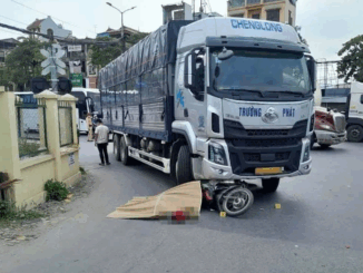 Nữ sinh viên năm cuối đại học tuvong thương tâm dưới bánh xe tải